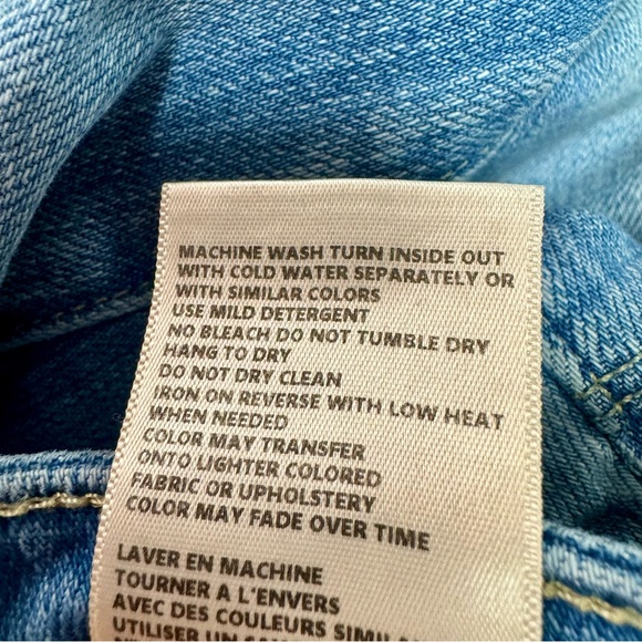 L'AGENCE Bell High Rise Flare Denim Jeans Ashford Wash Light Blue 27 - Picture 10 of 16